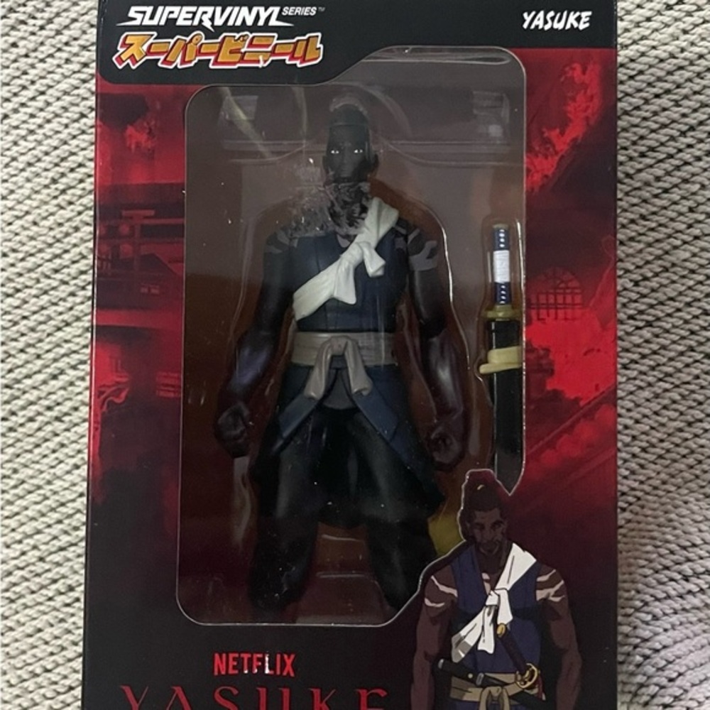 Yasuke Action Figure - Black and White